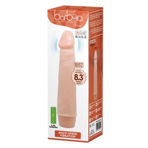 Wibrator naturalny penis dildo realistyczne 21cm Wibrator naturalny penis dildo realistyczne 21cm