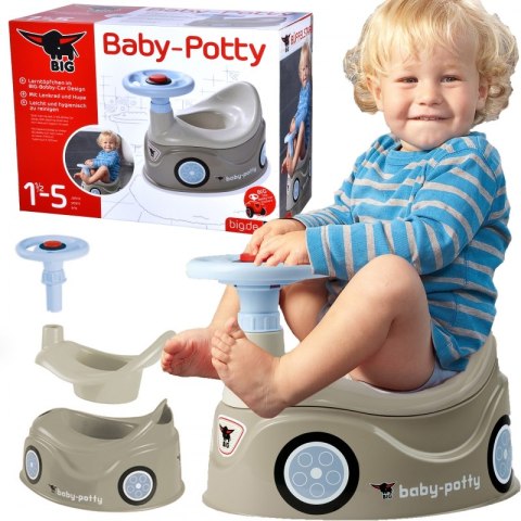 BIG Nocnik Szary New Bobby Car Autko Kierownica BIG Nocnik Szary New Bobby Car Autko Kierownica