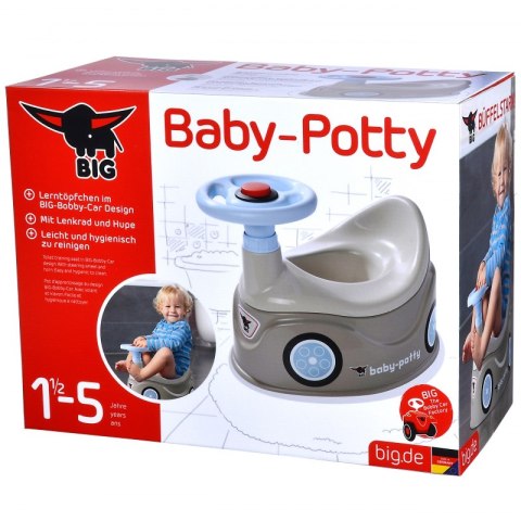 BIG Nocnik Szary New Bobby Car Autko Kierownica BIG Nocnik Szary New Bobby Car Autko Kierownica