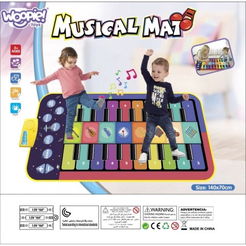WOOPIE Interaktywna Mata Muzyczna do Tańczenia XXL