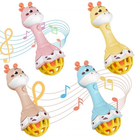 WOOPIE BABY Grzechotka Żyrafka Sensoryczna Gryzak z Muzyką Montessori 1 szt. WOOPIE BABY Grzechotka Żyrafka Sensoryczna Gryzak z Muzyką Montessori 1 szt.