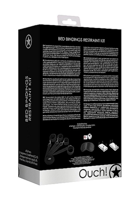 Bed Binding Restraint Kit - Black Bed Binding Restraint Kit - Black