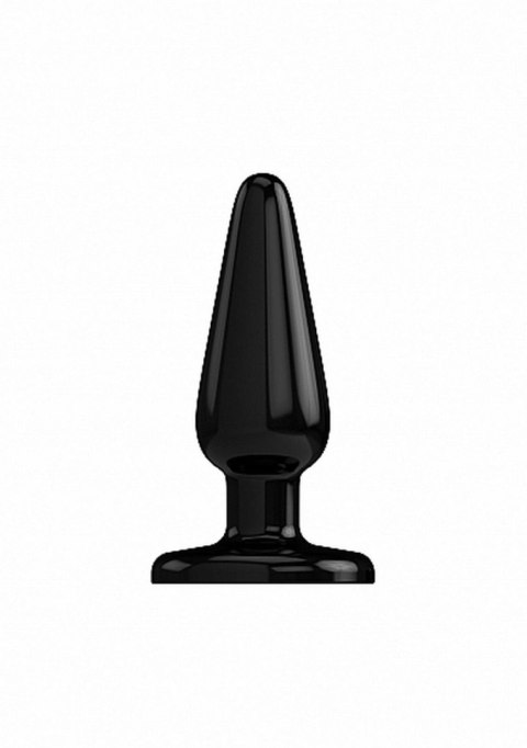Czarny silikonowy korek analny zatyczka plug 7,5cm Czarny silikonowy korek analny zatyczka plug 7,5cm