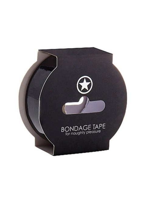 Non Sticky Bondage Tape - 17,5 Meter - Black Non Sticky Bondage Tape - 17,5 Meter - Black