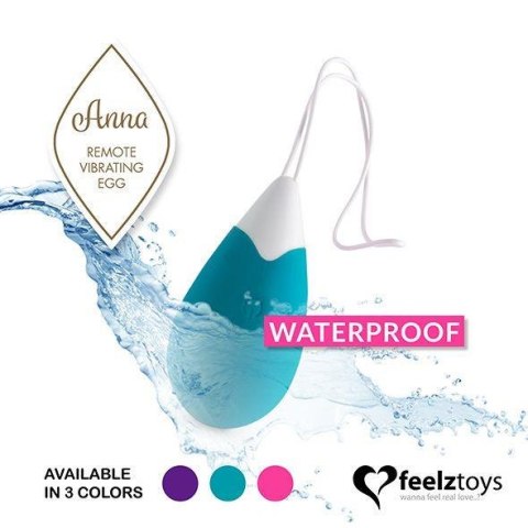 FeelzToys - Anna Vibrating Egg Remote Deep Green FeelzToys - Anna Vibrating Egg Remote Deep Green