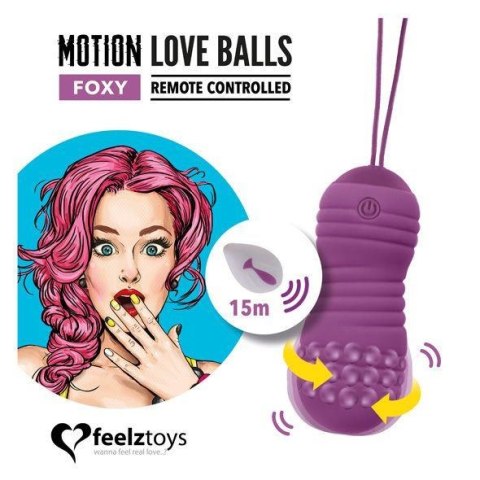 FeelzToys - Op afstand bestuurbare liefdesballen Foxy FeelzToys - Op afstand bestuurbare liefdesballen Foxy