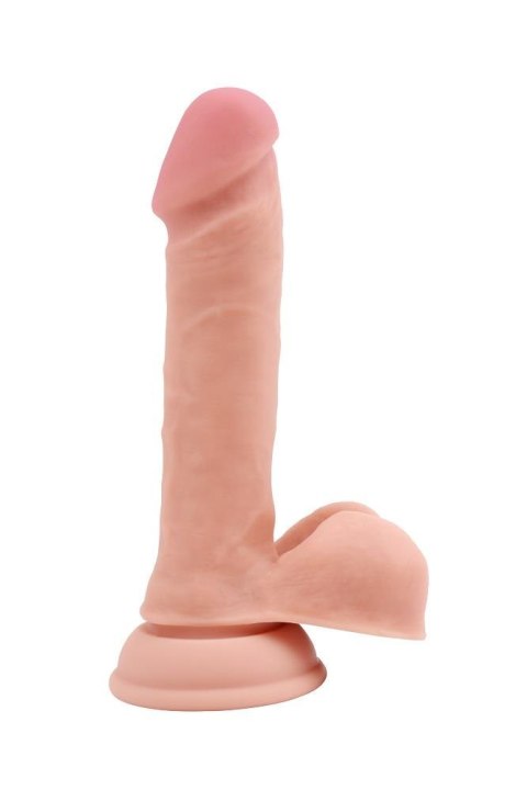 Dildo z przyssawką realistyczny penis jądra 19cm Dildo z przyssawką realistyczny penis jądra 19cm