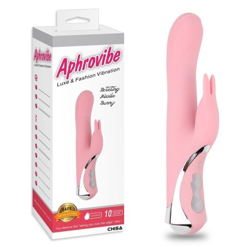 Rotacyjny wibrator króliczek masażer 24cm 10 tryb Rotacyjny wibrator króliczek masażer 24cm 10 tryb