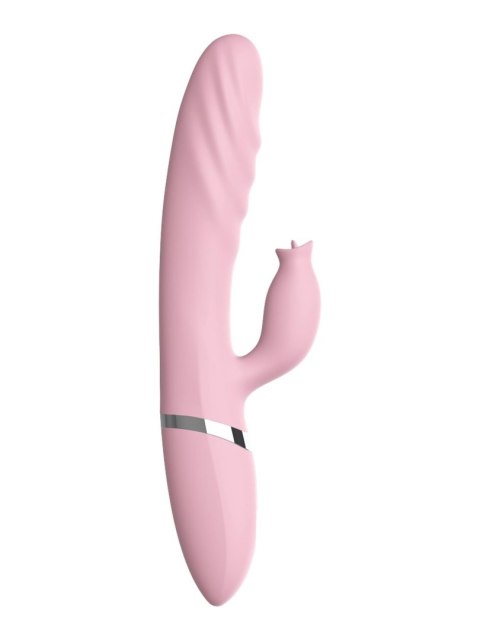 Wibrator posuwisty z króliczkiem podgrzewany USB Wibrator posuwisty z króliczkiem podgrzewany USB