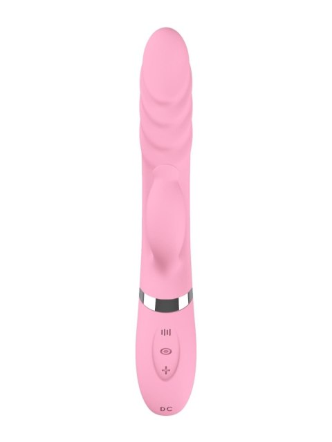 Wibrator posuwisty z króliczkiem podgrzewany USB Wibrator posuwisty z króliczkiem podgrzewany USB