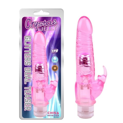 Wibrator ze stymulatorem realistyczny penis 23cm Wibrator ze stymulatorem realistyczny penis 23cm