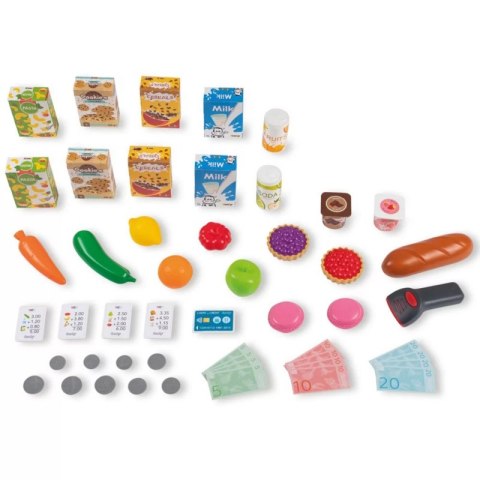 SMOBY Maximarket Wózek Elektroniczną Kasą ze Skanerem Waga i Lodówka SMOBY Maximarket Wózek Elektroniczną Kasą ze Skanerem Waga i Lodówka