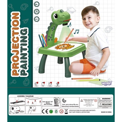 WOOPIE Drawing Board Dinosaur Projector + Markers