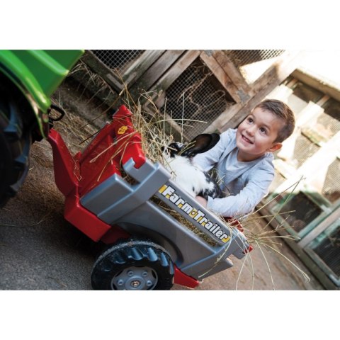 Rolly Toys rollyTrailer Przyczepa do traktora Otwierane Burty Rolly Toys rollyTrailer Przyczepa do traktora Otwierane Burty