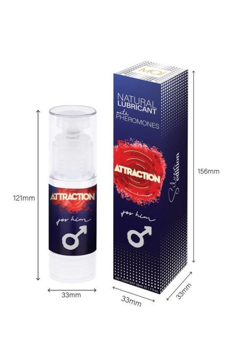 Naturalny lubrykant z feromonami dla facetów 50ml Naturalny lubrykant z feromonami dla facetów 50ml