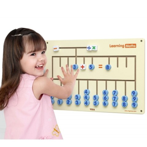 VIGA Tablica Sensoryczna do nauki liczenia Certyfikat FSC Montessori VIGA Tablica Sensoryczna do nauki liczenia Certyfikat FSC Montessori