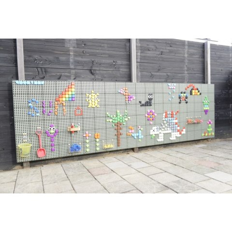 MASTERKIDZ Panel Ścienny Tablica Naukowa Kreatywna STEM Tablica na zewnątrz Outdoor + Panel Monatażowy 120x80cm
