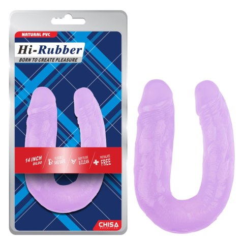 Wygięte podwójne żylaste dildo sex lesbijski 18 cm Wygięte podwójne żylaste dildo sex lesbijski 18 cm