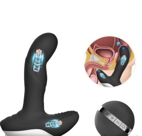 Wibrujący masażer stymulator prostaty posuwisty Wibrujący masażer stymulator prostaty posuwisty