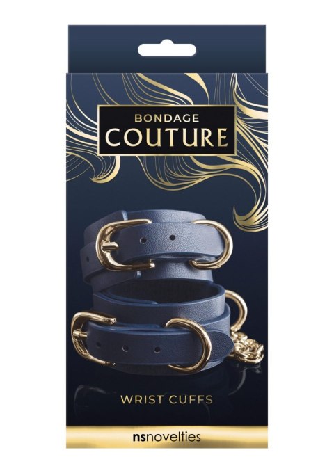 Bondage Couture Wrist Cuff Blue Bondage Couture Wrist Cuff Blue