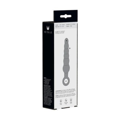 Jędrna elastyczna sonda analna z uchwytem sex 14cm Jędrna elastyczna sonda analna z uchwytem sex 14cm