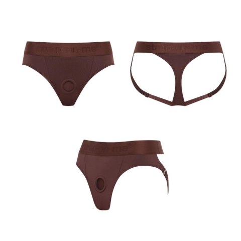 HARNESS LINGERIE HEROINE - XL - CHOCOLATE HARNESS LINGERIE HEROINE - XL - CHOCOLATE