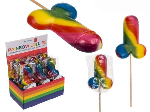 Lizak tęczowy penis/Rainbow Lollies 85g Lizak tęczowy penis/Rainbow Lollies 85g