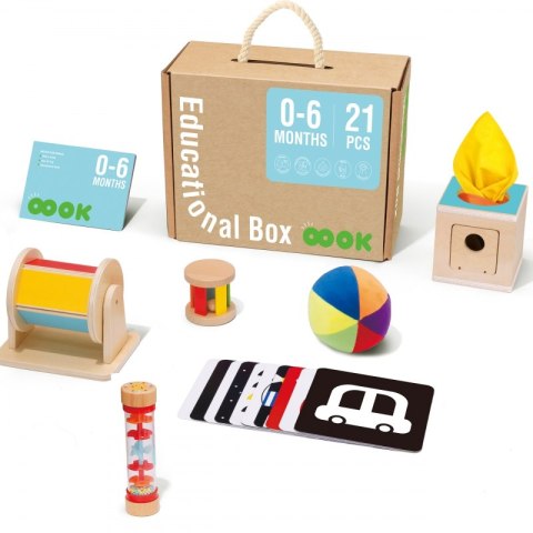 TOOKY TOY Box Pudełko XXL Montessori Edukacyjne 6w1 Sensoryczne 0-6 Mies TOOKY TOY Box Pudełko XXL Montessori Edukacyjne 6w1 Sensoryczne 0-6 Mies