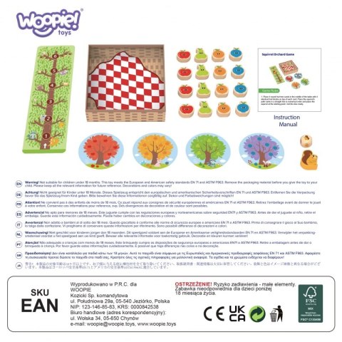 WOOPIE GREEN Wiewiórka w Sadzie Gra Planszowa Rodzinna FSC WOOPIE GREEN Wiewiórka w Sadzie Gra Planszowa Rodzinna FSC