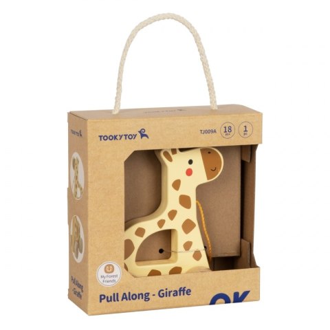 TOOKY TOY Żyrafka do Ciągnięcia Drewniany TOOKY TOY Żyrafka do Ciągnięcia Drewniany