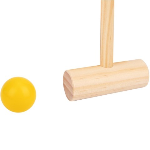 Tooky Toy Drewniany Krykiet Gra Sportowa Ogrodowa Dla 4 Osób Tooky Toy Drewniany Krykiet Gra Sportowa Ogrodowa Dla 4 Osób