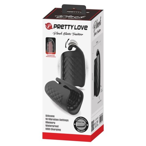 PRETTY LOVE - Black Glans Trainer, 10 vibration functions PRETTY LOVE - Black Glans Trainer, 10 vibration functions