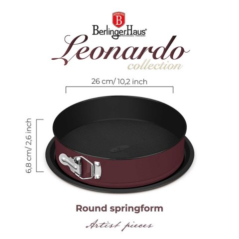 TORTOWNICA FORMA TYTANOWA 26cm BERLINGER HAUS BH-7935 LEONARDO BERLINGER HAUS