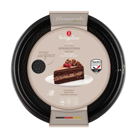 TORTOWNICA FORMA TYTANOWA 26cm BERLINGER HAUS BH-7935 LEONARDO BERLINGER HAUS