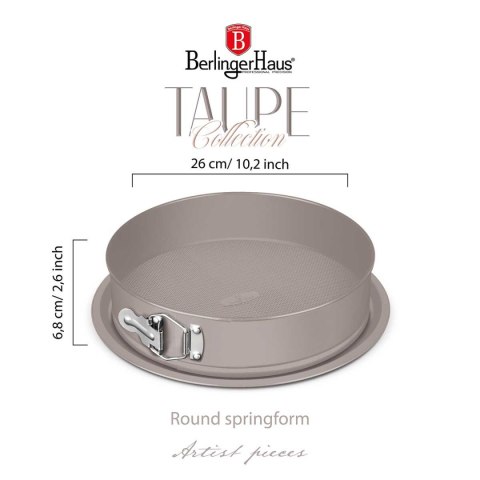 TORTOWNICA FORMA TYTANOWA 26cm BERLINGER HAUS BH-7937 TAUPE BERLINGER HAUS