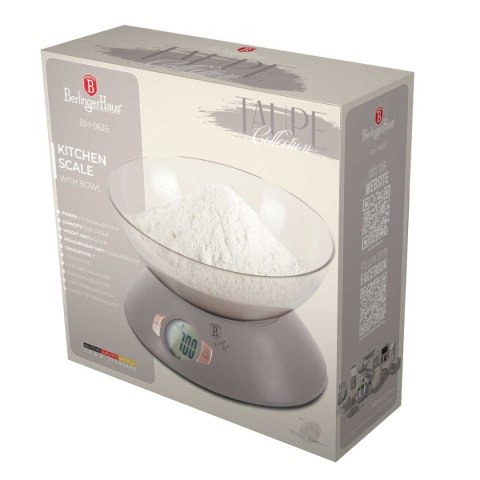 WAGA KUCHENNA Z MISĄ BERLINGER HAUS BH-9616 TAUPE BERLINGER HAUS