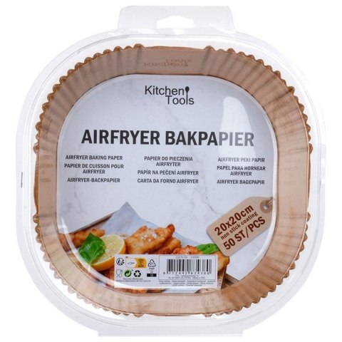 WKŁAD PAPIEROWY DO FRYTOWNICY 23x23cm 50szt. KWADRATOWY 279911 HIT