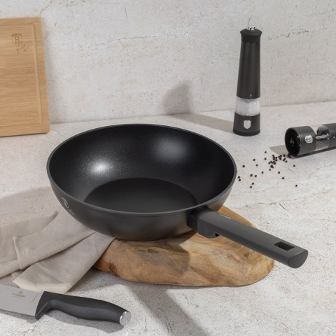 WOK TYTANOWY 28cm BERLINGER HAUS BH-8123 ANTRACIT BERLINGER HAUS WOK TYTANOWY 28cm BERLINGER HAUS BH-8123 ANTRACIT BERLINGER HAUS