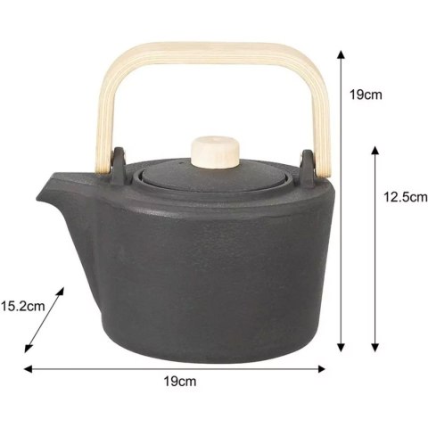 ZAPARZACZ ŻELIWNY DZBANEK 1,3L Z FILTREM KINGHOFF KH-1845 KINGHOFF