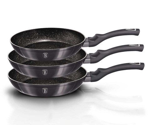 ZESTAW 3 PATELNI GRANITOWYCH BERLINGER HAUS BH-6903 CARBON PRO BERLINGER HAUS ZESTAW 3 PATELNI GRANITOWYCH BERLINGER HAUS BH-6903 CARBON PRO BERLINGER HAUS