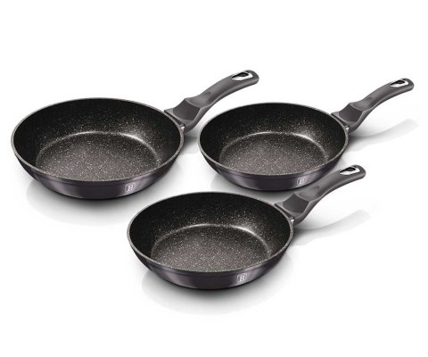 ZESTAW 3 PATELNI GRANITOWYCH BERLINGER HAUS BH-6903 CARBON PRO BERLINGER HAUS ZESTAW 3 PATELNI GRANITOWYCH BERLINGER HAUS BH-6903 CARBON PRO BERLINGER HAUS