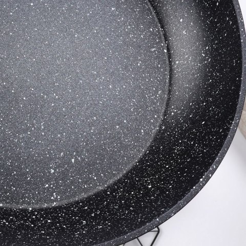 ZESTAW 3 PATELNI GRANITOWYCH BLACK&WOOD 20/24/28 cm 199011 VILDE
