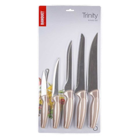 ZESTAW 5 NOŻY KUCHENNYCH BANQUET TRINITY BANQUET ZESTAW 5 NOŻY KUCHENNYCH BANQUET TRINITY BANQUET