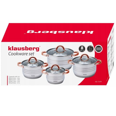 ZESTAW GARNKÓW 8 ELEMENTÓW  KB-7699 