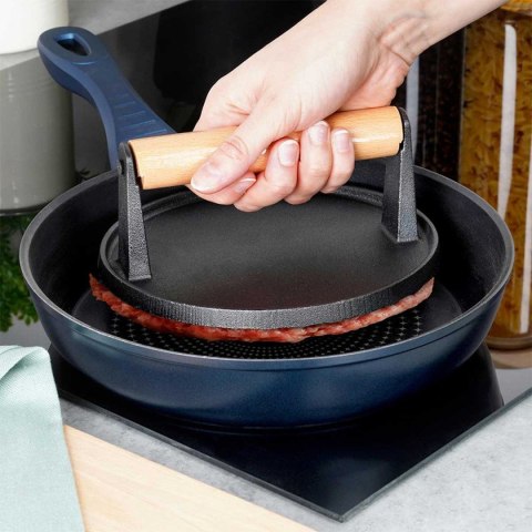 ŻELIWNA PRASKA DO GRILLOWANIA BURGERÓW STEKÓW MIĘSA 259702 VILDE