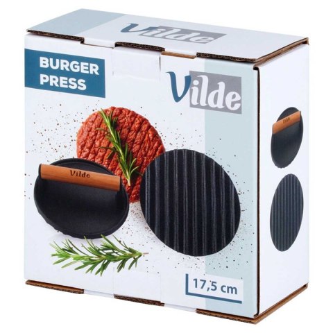 ŻELIWNA PRASKA DO GRILLOWANIA BURGERÓW STEKÓW MIĘSA 259702 VILDE