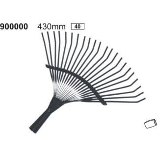 Grabie Do Liści Trawy Metalowe Wachlarzowe Grabie Do Liści 22-Zębne 430MM