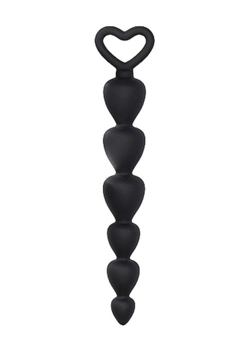 Korek koraliki analne zatyczka plug czarny 17,5 cm Korek koraliki analne zatyczka plug czarny 17,5 cm