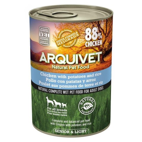 ARQUIVET Mokra karma dla psów SENIOR & LIGHT 400g ARQUIVET Mokra karma dla psów SENIOR & LIGHT 400g