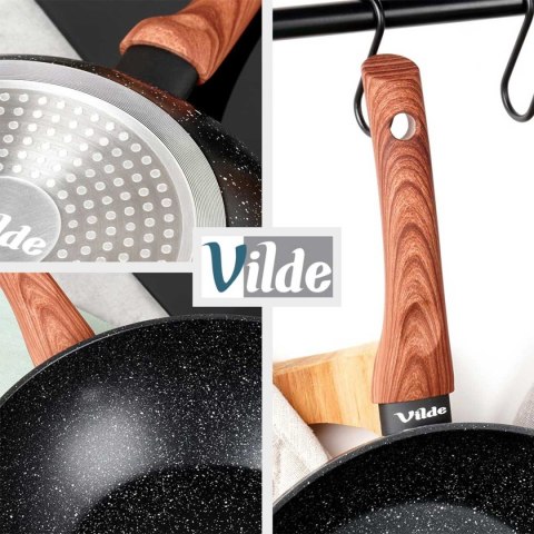 GŁĘBOKA PATELNIA GRANITOWA WOK 28cm 199079 VILDE